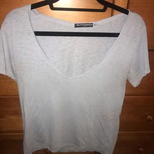 Brandy Melville Light Blue V-Neck